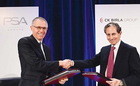 Peugeot To Join Hands With CK Birla Group
