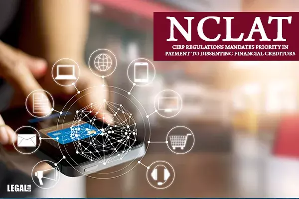 Payment to dissenting Financial Creditors assumes priority under Amendment to Regulation 38(1) of CIRP Regulations