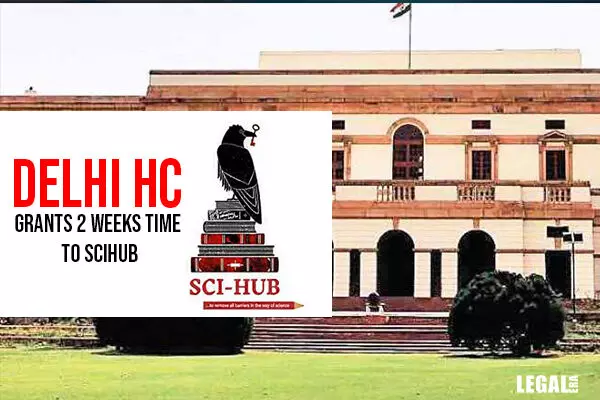 Delhi High Court grants 2 weeks to Sci-Hub to file written statement in piracy suit
