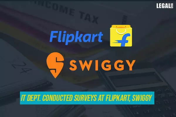 IT Dept. conducts surveys at Flipkart, Swiggy head offices in alleged bogus Input Tax Credit case