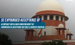 Acceptance of a contract with a new condition wont be considered as acceptance but only a counter-proposal: Supreme Court