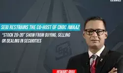 SEBI restrains the Co-Host of CNBC Awaaz Stock 20-20 Show from buying, selling or dealing in securities SEBI restrains the Co-Host of CNBC Awaaz Stock 20-20 Show from buying, selling or dealing in securities