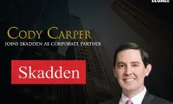 Cody Carper joins Skadden as Corporate Partner