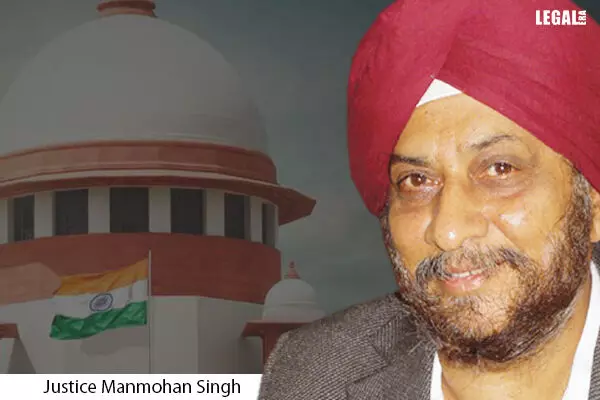 Supreme Court Dismisses Plea For Extending Term Of IPAB Chairperson Justice Manmohan Singh