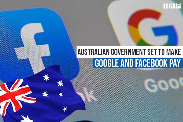 Australian Government set to make Google and Facebook pay