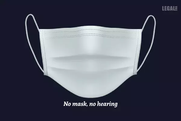 No mask, no hearing