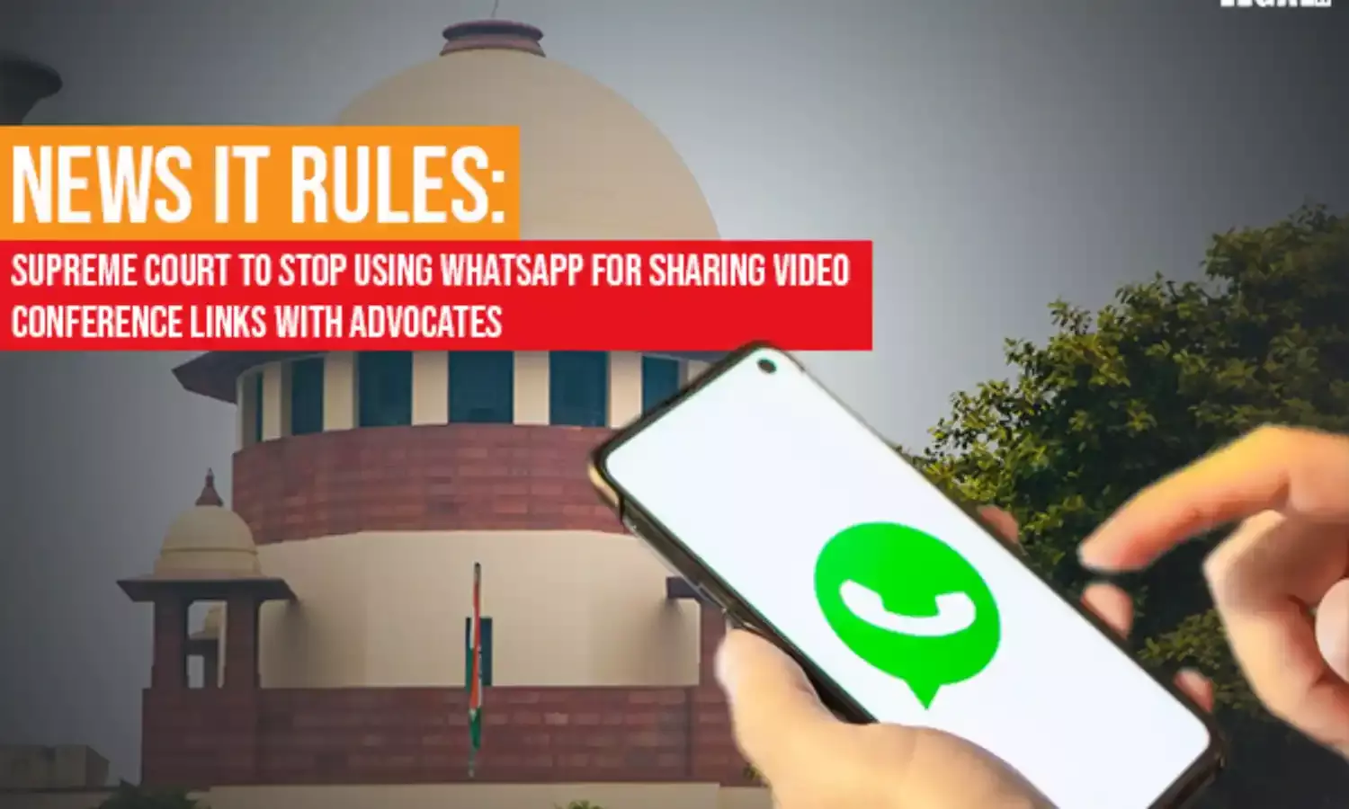 News IT Rules: Supreme Court To Stop Using WhatsApp For Sharing video Conference Links with Advocates