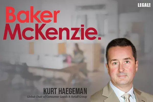 Baker Mckenzie Appoints Kurt Haegeman As Global Chair of Consumer Goods & Retail Group