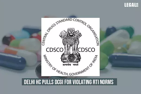 Delhi High Court pulls DCGI for violating RTI Norms