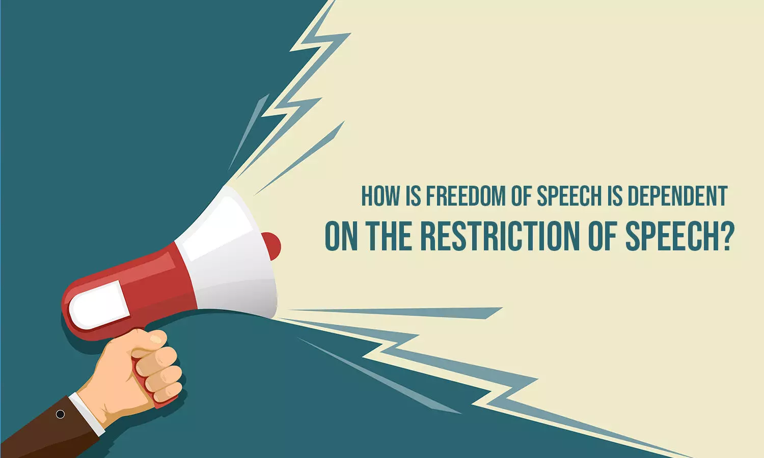 How is Freedom of Speech dependent on the Restriction of Speech?