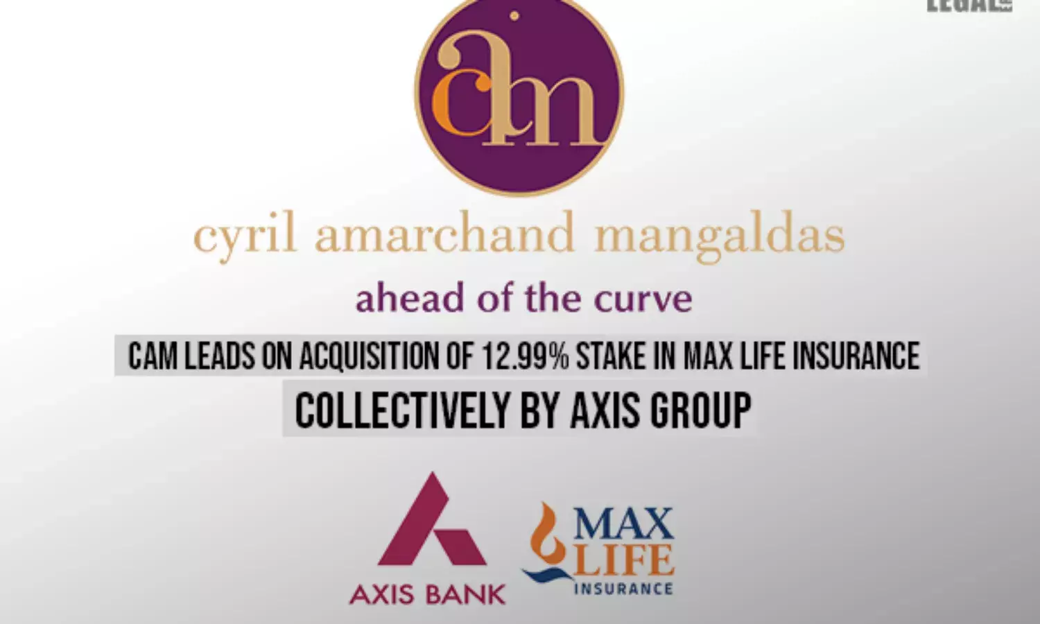 CAM leads on acquisition of 12.99% stake in Max Life Insurance collectively by Axis Group