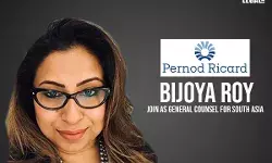 Flipkart Vice President and Group General Counsel Bijoya Roy to join Pernod Ricard as General Counsel for South Asia