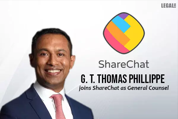 G. T. Thomas Phillippe joins ShareChat as General Counsel