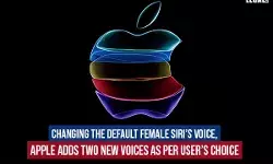 Changing the default female Siris voice, Apple adds two new voices as per users choice