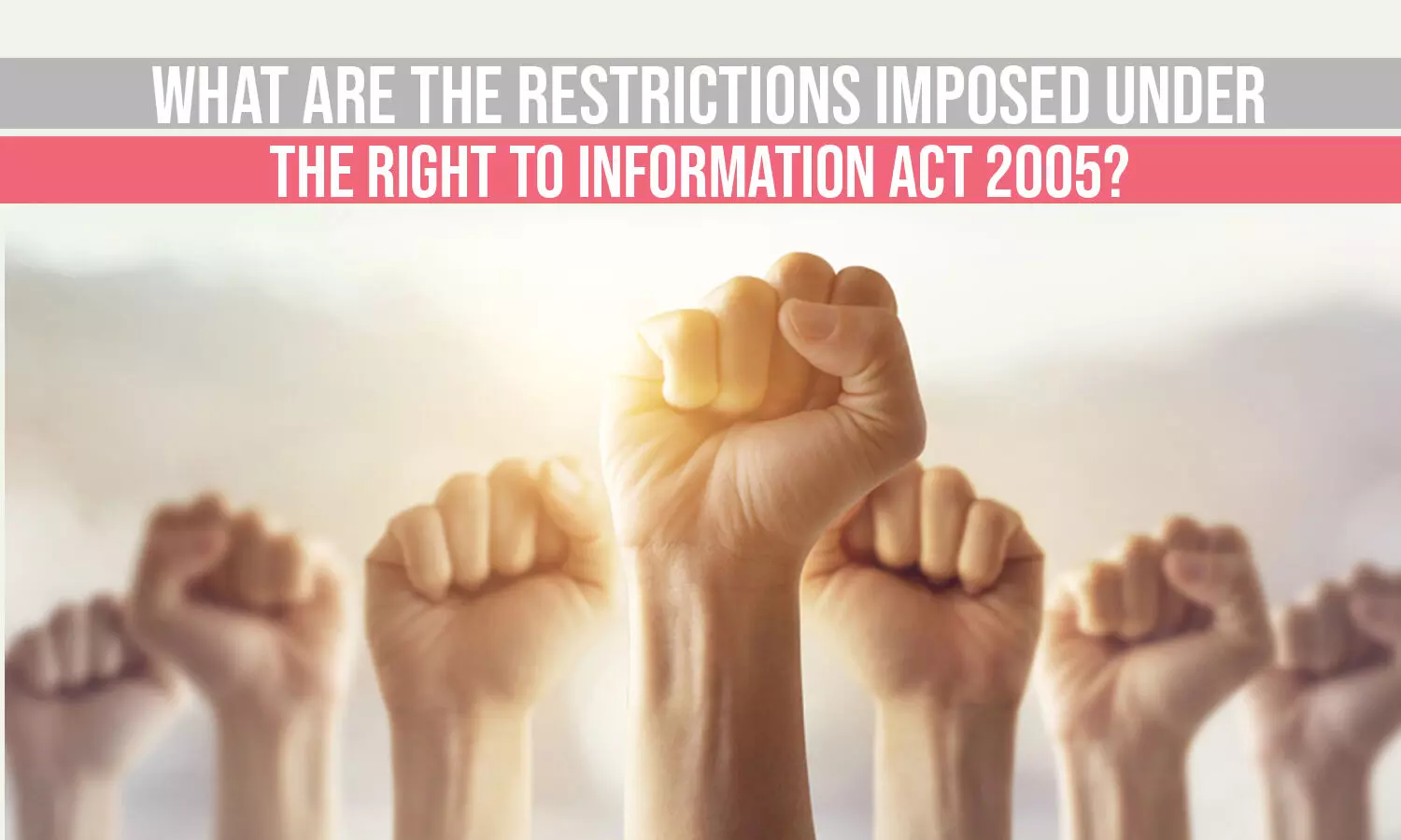 What Are The Restrictions Imposed Under The Right to Information Act 2005?