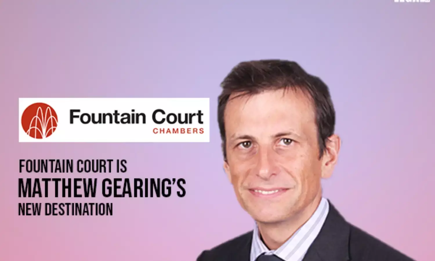 Fountain Court is Matthew Gearings new destination