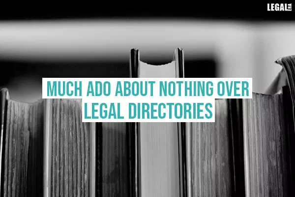 Much ado about nothing over legal directories