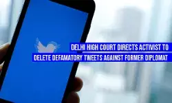 Delhi High Court Directs Activist to Delete Defamatory Tweets against former diplomat Delhi High Court Directs Activist to Delete Defamatory Tweets against former diplomat