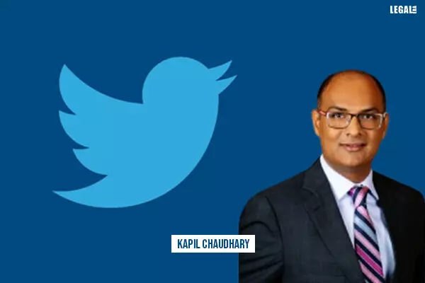 Twitter India hires Tech and Privacy lawyer Kapil Chaudhary as Senior Legal Counsel