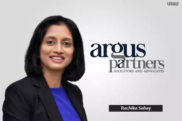 Rachika Sahay quits HAS Advocates to join Argus Partners
