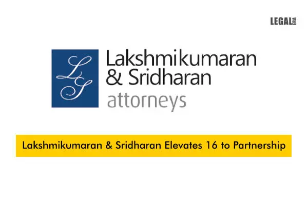 Lakshmikumaran & Sridharan Elevates 16 to Partnership