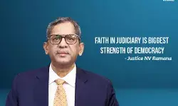 Faith in judiciary biggest strength of democracy: Justice NV Ramana Faith in judiciary biggest strength of democracy: Justice NV Ramana