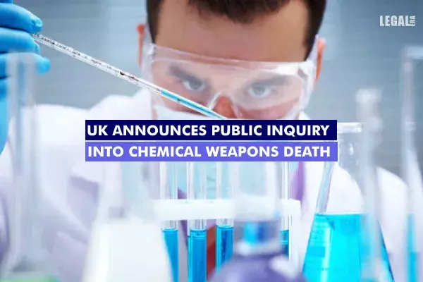 UK announces public inquiry into chemical weapons death
