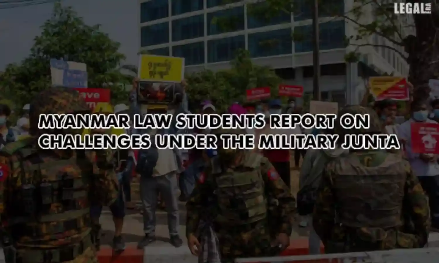 Myanmar law students report on challenges under the military junta