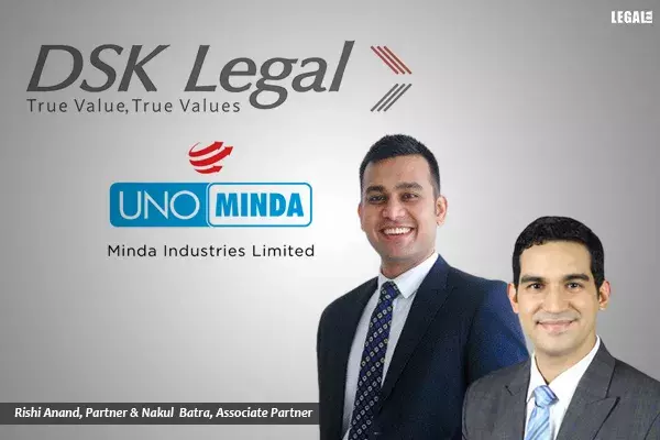 DSK Legal advised Minda Industries