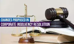 Changes proposed in Corporate Insolvency Resolution Changes proposed in Corporate Insolvency Resolution