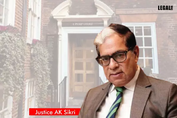 Justice A K Sikri joins Londons 4 Pump Court