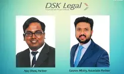 DSK Legal  sole counsel to Corrtech International & Equirus Capital