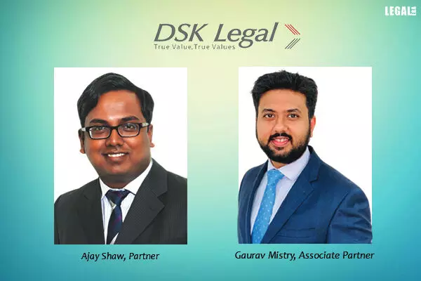 DSK Legal  sole counsel to Corrtech International & Equirus Capital