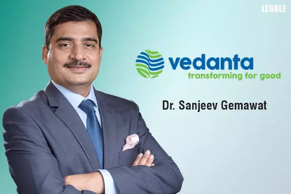 Dr. Sanjeev Gemawat joins Vedanta Resources as a General Counsel