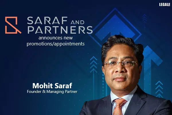 Saraf and Partners celebrates one year anniversary; announces new promotions/appointments