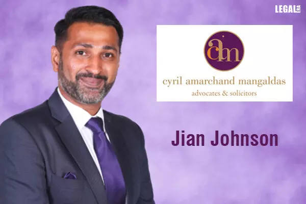 Cyril Amarchand Mangaldas welcomes Jian Johnson as Partner in its Financing Practice