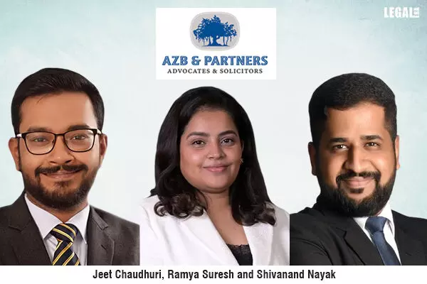 Jeet Chaudhuri, Ramya Suresh and Shivanand Nayak become partners at AZB & Partners
