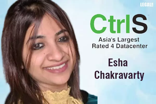 Esha Chakravarty joins CtrlS Datacenters as a general counsel