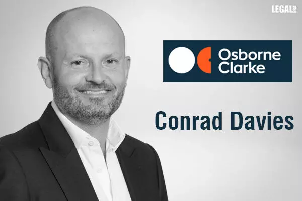 Osborne Clarke names Conrad Davies as the new UK managing partner