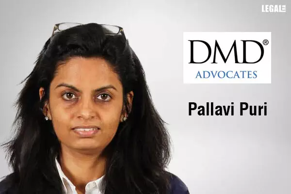 Pallavi Puri joins DMD Advocates as a partner