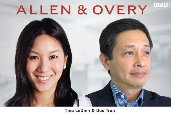 Allen & Overy elevates Tina LeDinh as Office Managing Partner and Duc Tran as Senior Partner in Vietnam