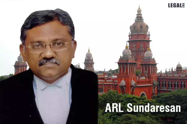 Senior counsel ARL Sundaresan appointed Additional Solicitor General of Madras High Court