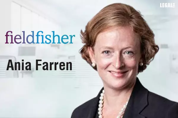 Arbitration specialist Ania Farren secured by Fieldfisher