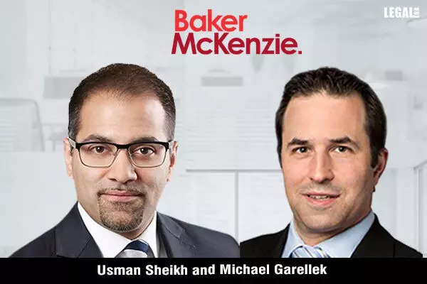 Usman Sheikh and Michael Garellek join Baker McKenzie in Toronto
