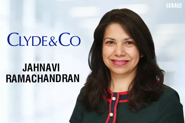 Jahnavi Ramachandran bolsters Clyde & Co aviation practice as a Partner Jahnavi Ramachandran bolsters Clyde & Co aviation practice as a Partner