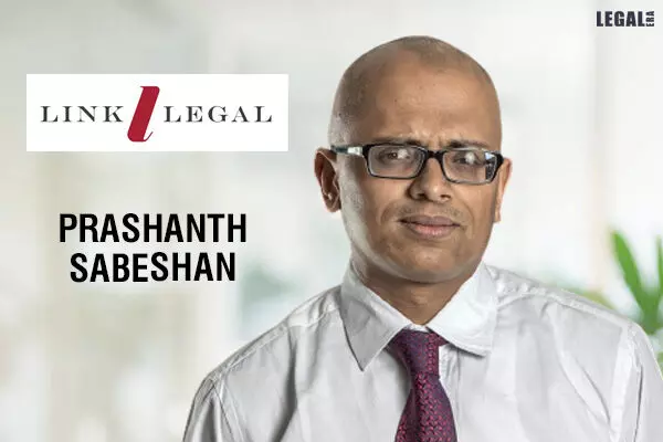 Prashanth Sabeshan joins Link Legal as partner in Bangalore