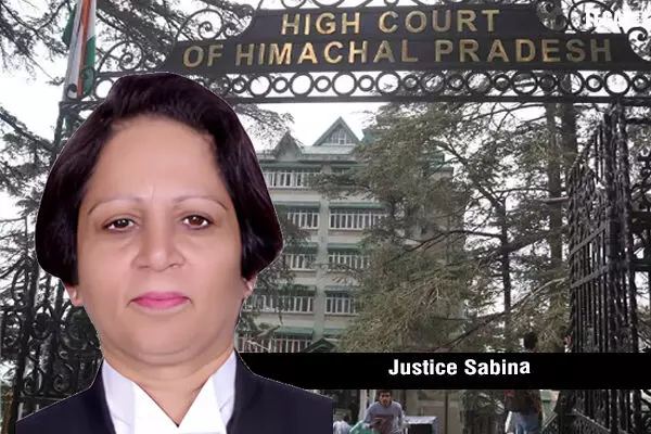 Supreme Court Collegium recommends Justice Sabina as Chief Justice of Himachal Pradesh High Court