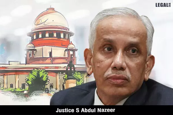 Justice S Abdul Nazeer appointed as Governor of Andhra Pradesh