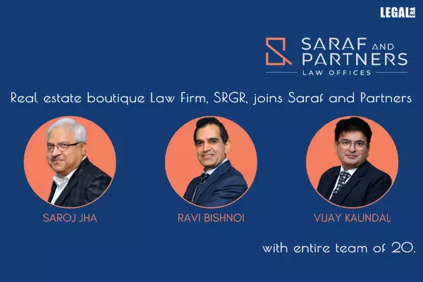 Saraf and Partners Announces merger with SRGR Law Offices during Holi Celebration
