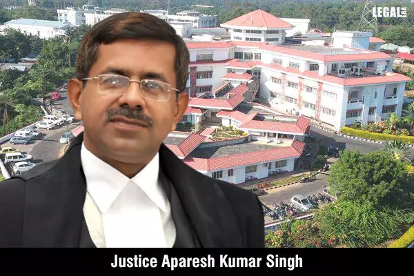 Government notifies appointment of Justice Aparesh Kumar Singh as Chief Justice of Tripura High Court